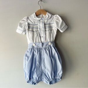 Vintage Smocked Outfit